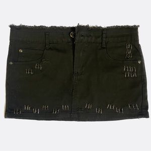 Vintage Twelve by Twelve LA Black  Mini Skirt  😎